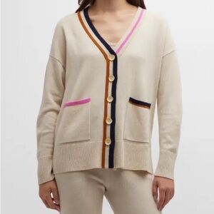 Monrow NWOT Wool Cashmere Striped Cardigan